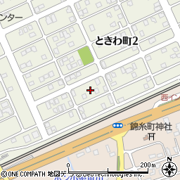 北海道苫小牧市ときわ町2丁目6周辺の地図