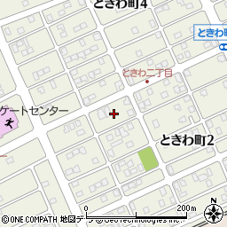 北海道苫小牧市ときわ町2丁目22周辺の地図