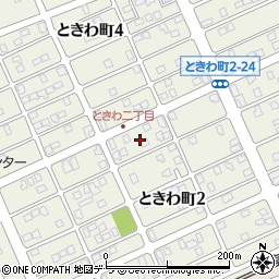 北海道苫小牧市ときわ町2丁目23周辺の地図