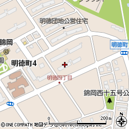 明徳団地公営住宅７号棟周辺の地図