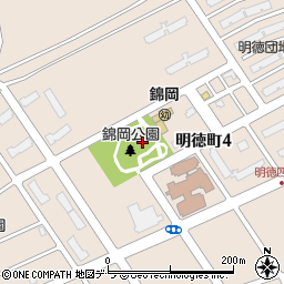 錦岡公園周辺の地図