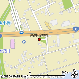 糸井浜神社周辺の地図