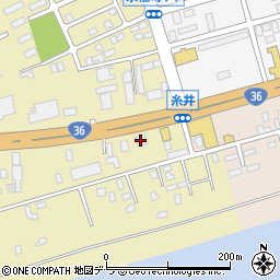 横田自工周辺の地図