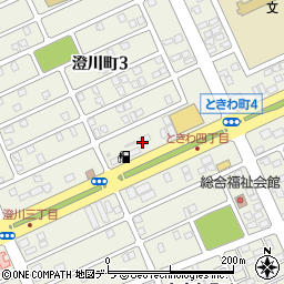 北海道丸善株式会社　苫小牧支店セルフイン澄川周辺の地図