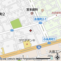 伊尾自動車塗装工場周辺の地図