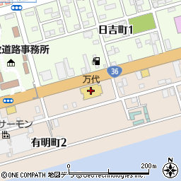 マルハン苫小牧店周辺の地図