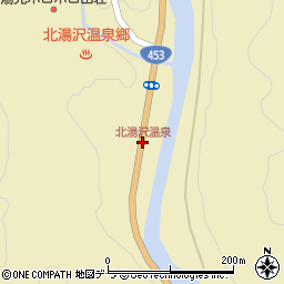 北湯沢温泉周辺の地図