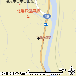 北海道伊達市大滝区北湯沢温泉町39-2周辺の地図
