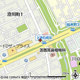 ヴィクトリアステーション苫小牧澄川店周辺の地図