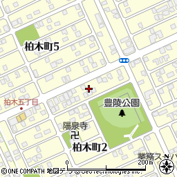 北海道苫小牧市柏木町周辺の地図