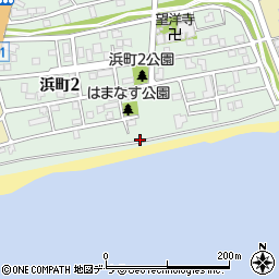 北海道苫小牧市浜町周辺の地図