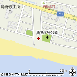 北海道苫小牧市勇払153周辺の地図