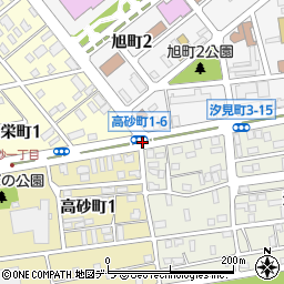 高砂町１‐６周辺の地図