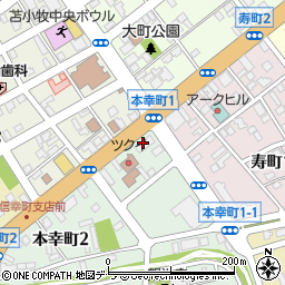 株式会社札幌補聴器センター　苫小牧店周辺の地図