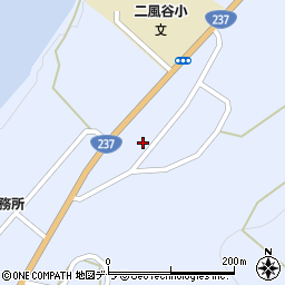 北海道沙流郡平取町二風谷38周辺の地図