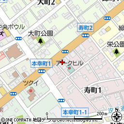 青木生花店本店周辺の地図