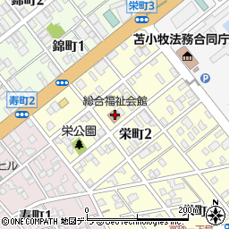 栄町総合福祉会館周辺の地図
