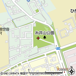 糸井山神社周辺の地図