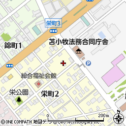 ウリ信用組合苫小牧支店共同住宅周辺の地図