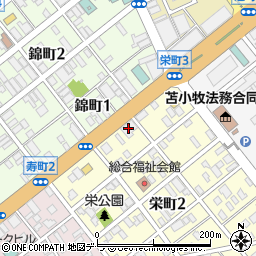寿薬品株式会社苫小牧営業所周辺の地図