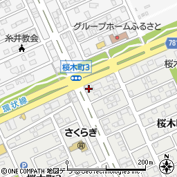 苫小牧信用金庫桜木支店周辺の地図