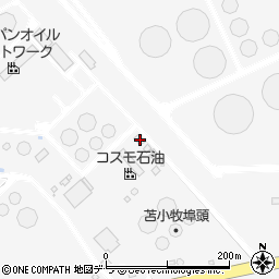 東西オイルターミナル株式会社　苫小牧油槽所周辺の地図