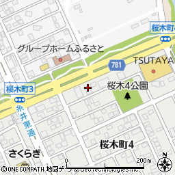 カメラのキタムラ苫小牧桜木店周辺の地図