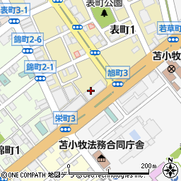 東京美装北海道株式会社苫小牧営業所周辺の地図