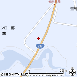 北海道沙流郡平取町二風谷57周辺の地図