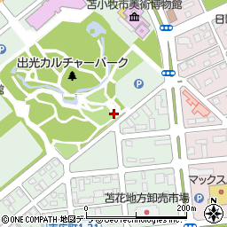 市民文化公園トイレ２周辺の地図