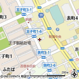 株式会社常口アトム　苫小牧駅前店周辺の地図