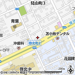 北海道苫小牧市見山町3丁目2周辺の地図