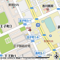 ヘリテージ・キムラ　苫小牧駅前通り・本店周辺の地図