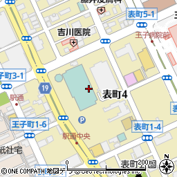 北海道苫小牧市表町周辺の地図