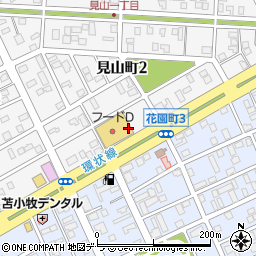 北海道苫小牧市見山町2丁目3周辺の地図