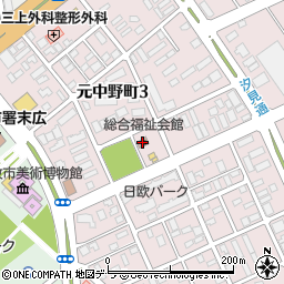 元中野町総合福祉会館周辺の地図
