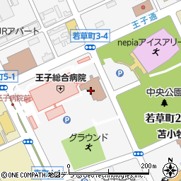 レストラン あびよん 王子総合病院内周辺の地図