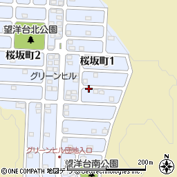 〒053-0843 北海道苫小牧市桜坂町の地図