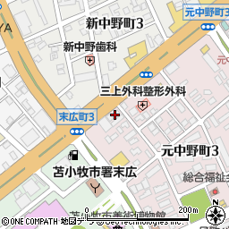 三建産業株式会社　北海道営業所周辺の地図