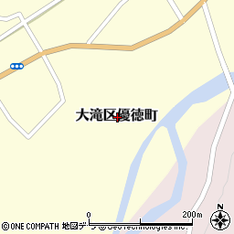 北海道伊達市大滝区優徳町周辺の地図