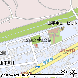 北海道苫小牧市山手町1丁目11周辺の地図