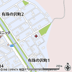 北海道苫小牧市有珠の沢町1丁目16周辺の地図