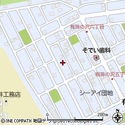 北海道苫小牧市有珠の沢町6丁目10周辺の地図