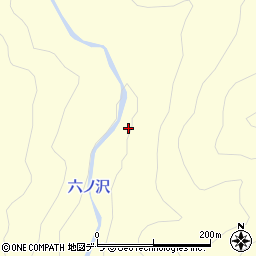 六ノ沢周辺の地図