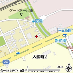 北海道郵便逓送株式会社　苫小牧営業所周辺の地図