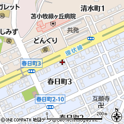 デイサービスふらっと周辺の地図