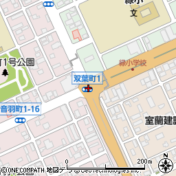 緑小学校前周辺の地図