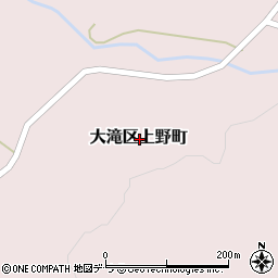 北海道伊達市大滝区上野町周辺の地図