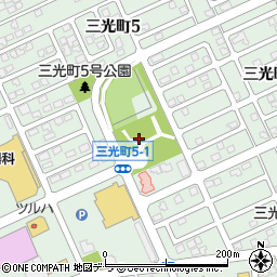 新生台公園周辺の地図