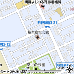 明野柳町総合福祉会館周辺の地図